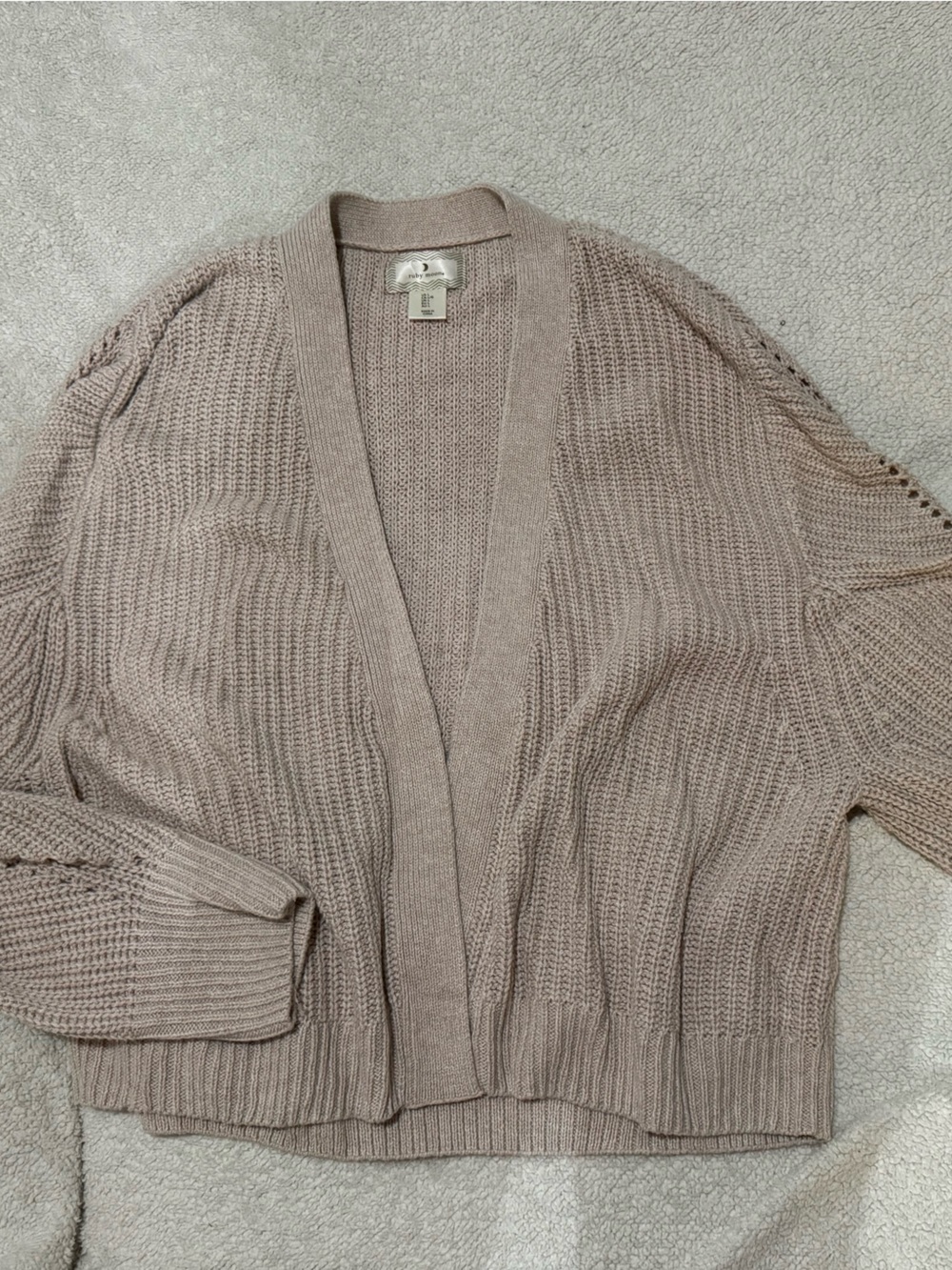 ruby moon Soft Ribbed Knit Cardigan